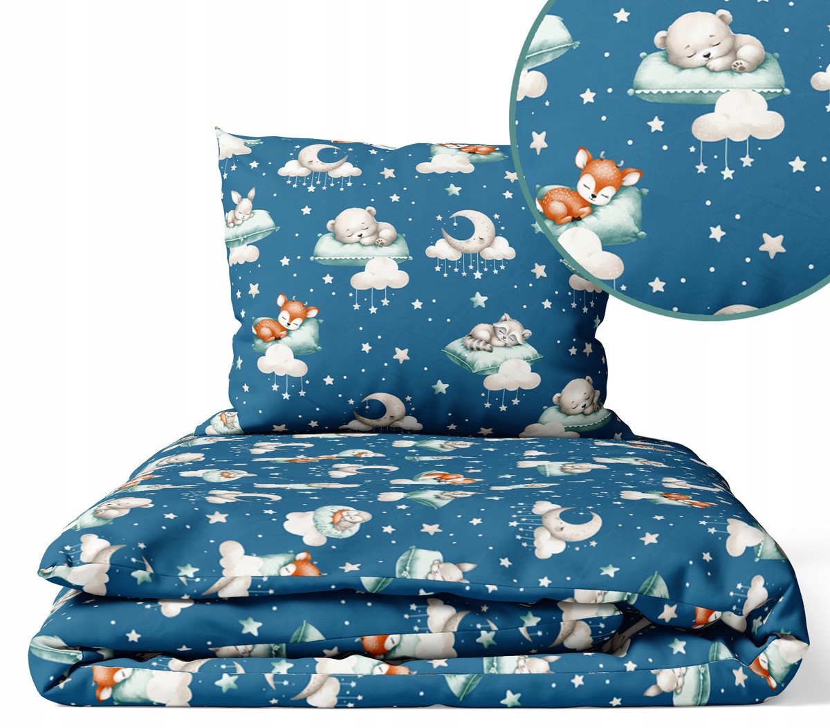 Kinderbed-dekbedovertrekset 90x120 cm met vulling, het hele seizoen