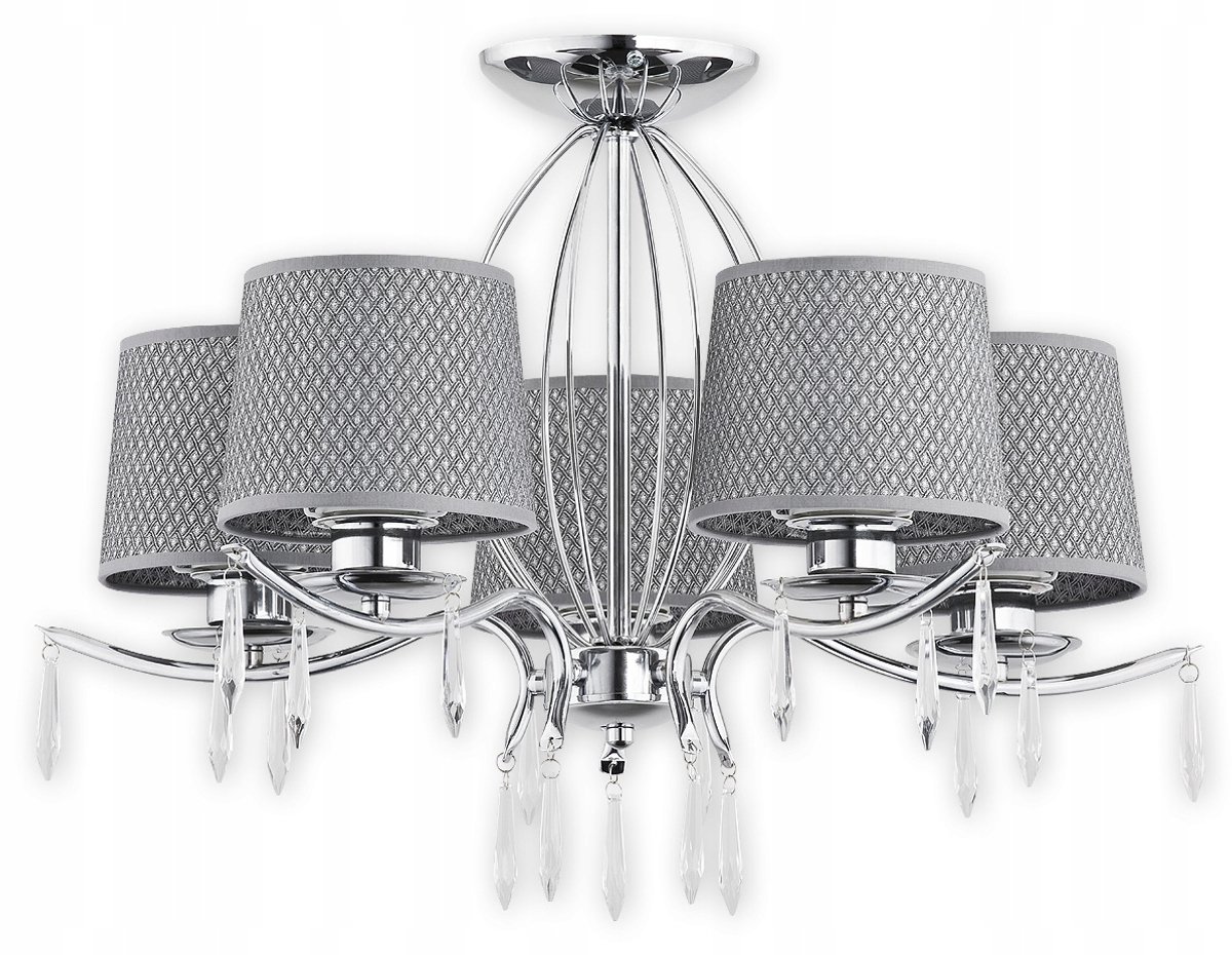 Lemir Agila Chroom Klassieke Wandlamp 5-lichts LED E27