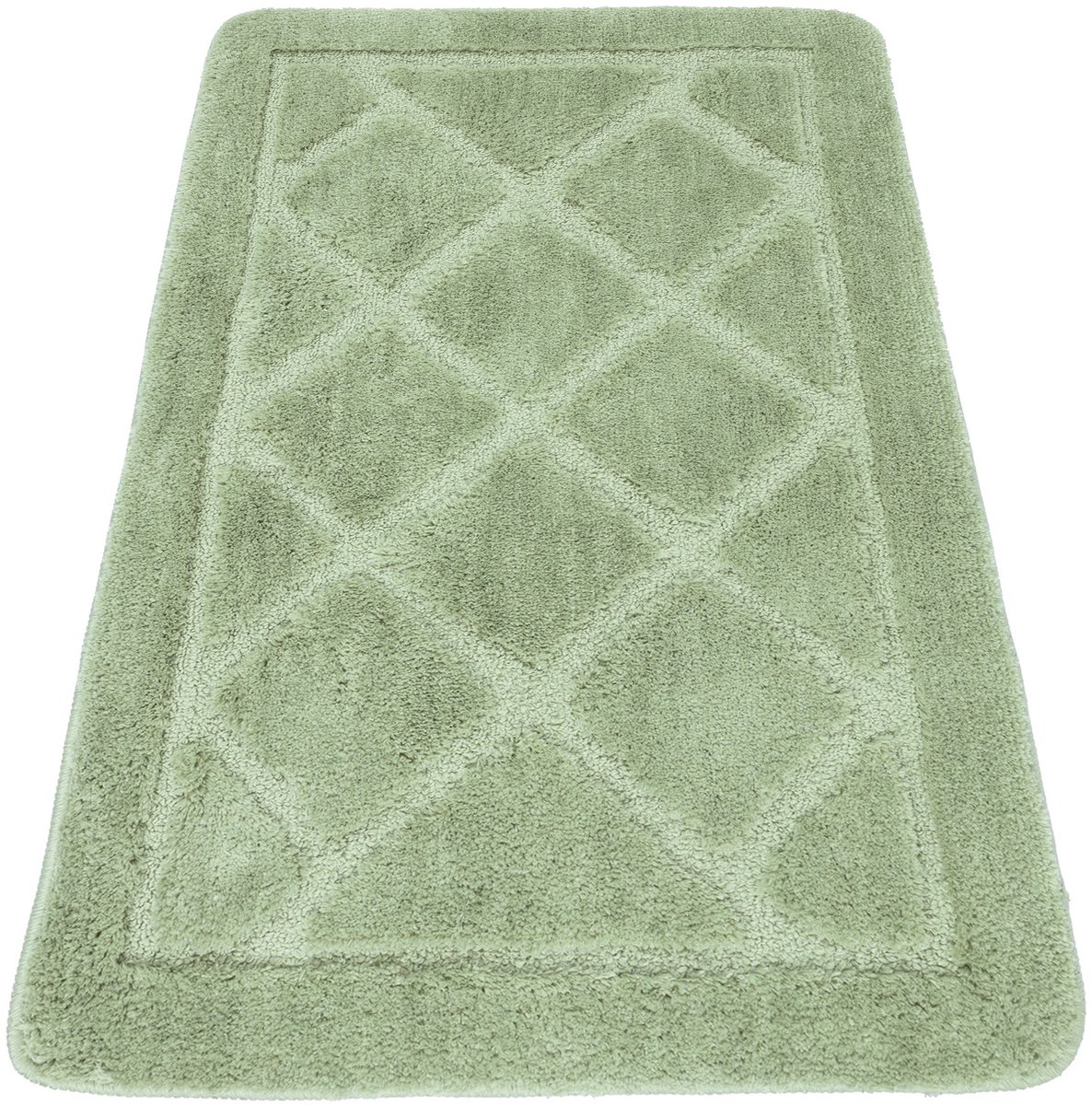 Antislip Badmat Zacht Wasbaar 60x100cm - Groen