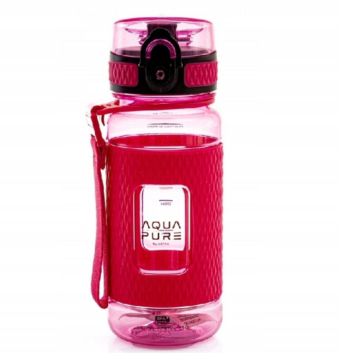 Astra Aqua Pure Bidon 400ml - Neon Roze Tritan BPA-Vrij