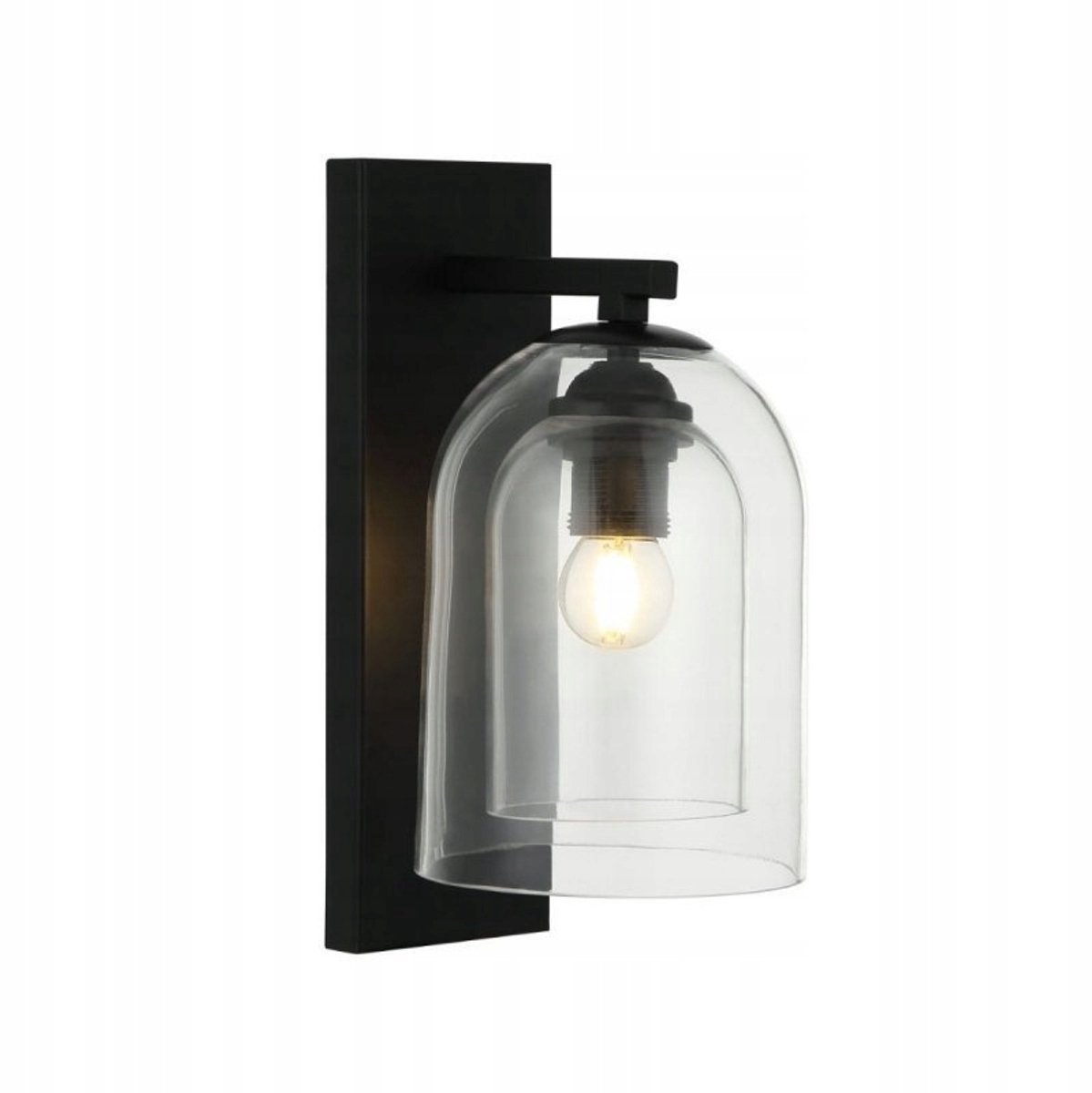 Licht Prestige Elaris Wandlamp Transparant Metaal E27 Modern Industrieel