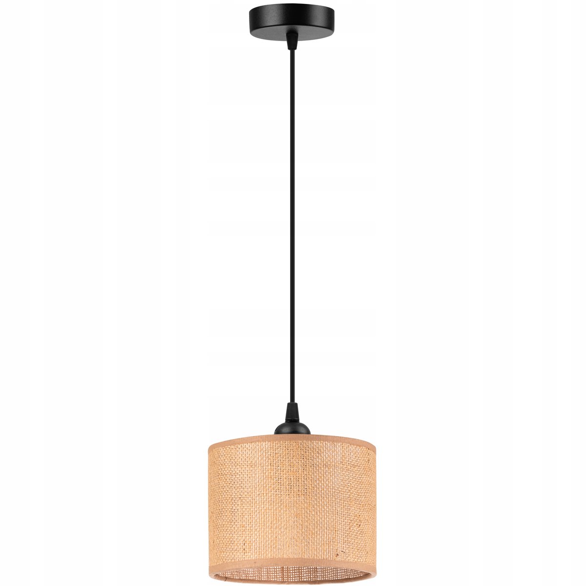 Rustieke Jute Hanglamp - Beige - 74cm Hoog