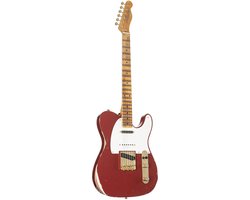 Fender Fender Limited Edition Hotshot Telecaster Relic Aged Cimarron Red - Custom elektrische gitaar
