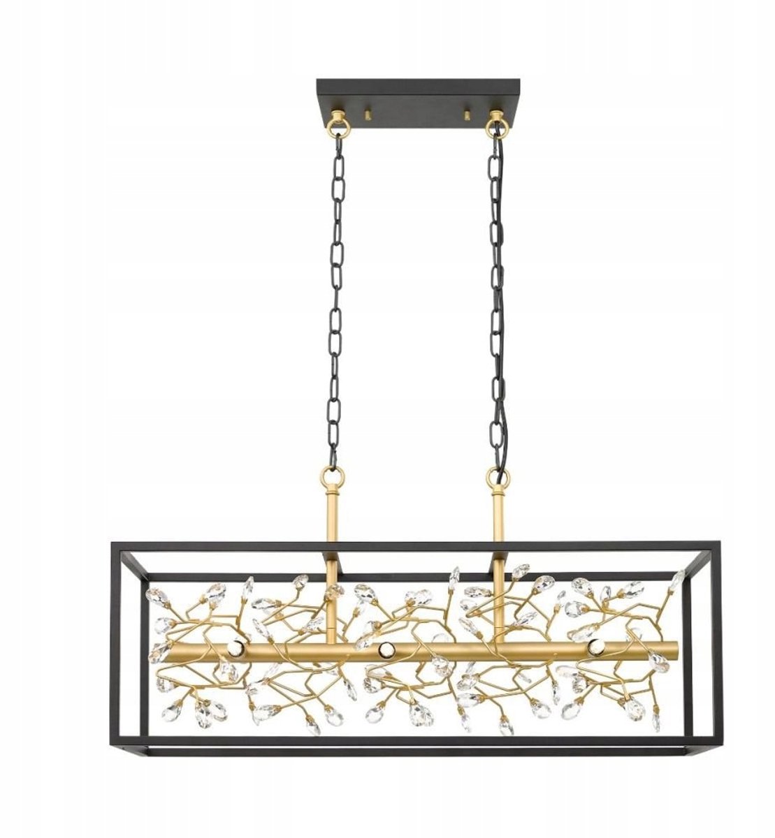 Zuma Line SPRING Design Lampenkap - Geel, Goud, Zwart, Kristal