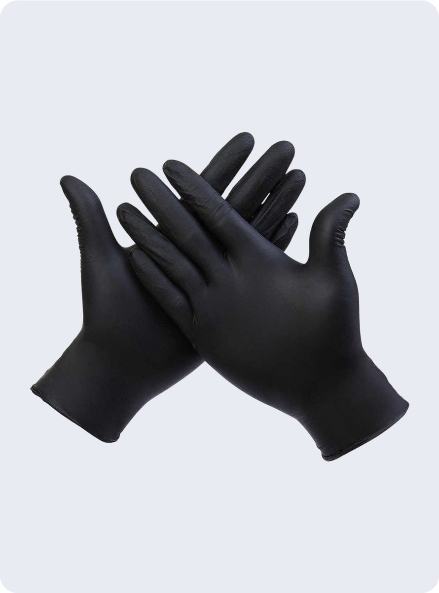 Tattoo Gloves Black – 100 pcs/box