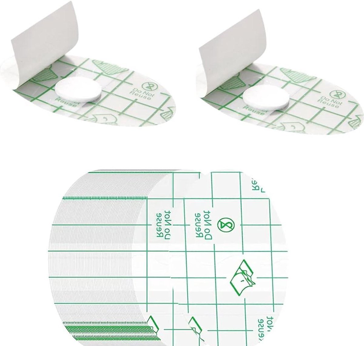 Image of 40 stuks transparante oorbeschermers voor douchen - anti-blaren sticker - bescherming hiel - wegwerp - waterdicht - ultradun