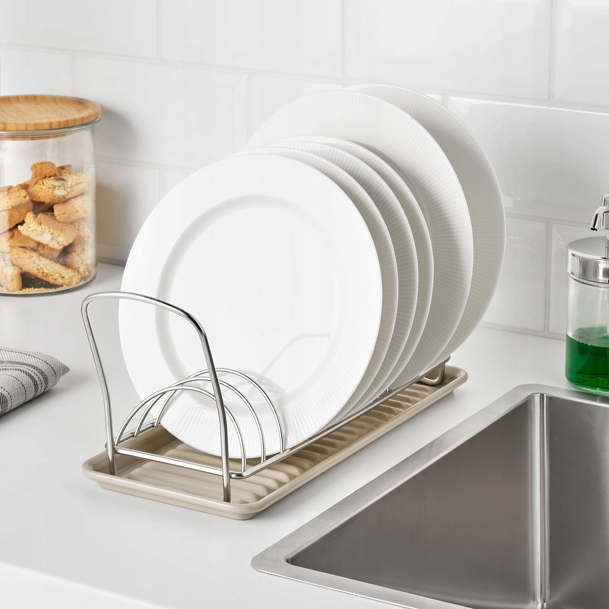 IKEA VÄLVÅRDAD Bestekhouder voor 10 borden - 12x32cm