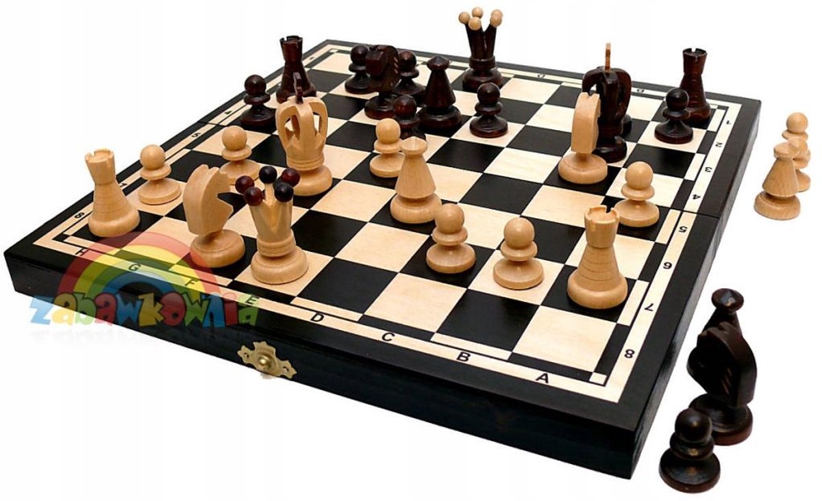 Houten Schaken Set - Klassiek en Traditioneel