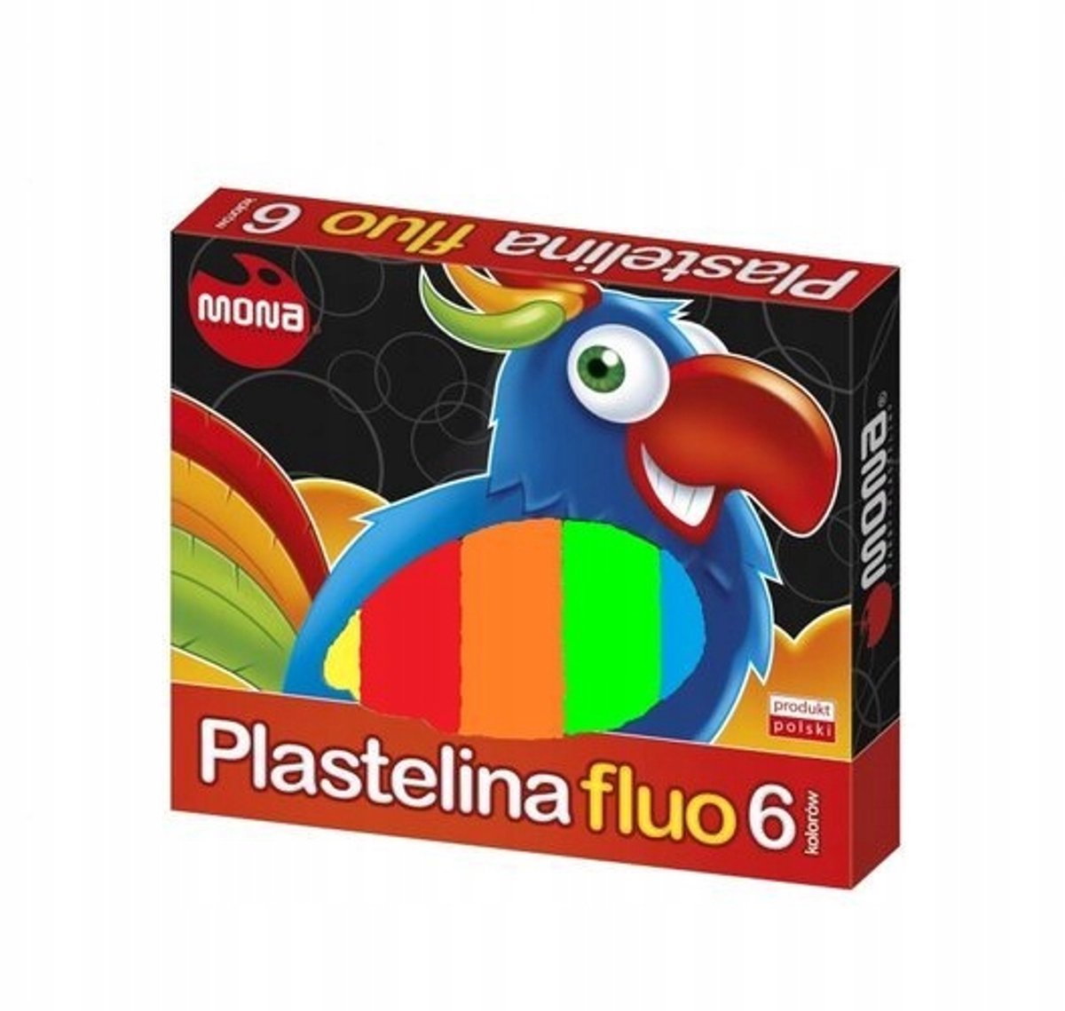 Mona Kneedbare Klei Set - 6 Levendige Kleuren voor Kinderen