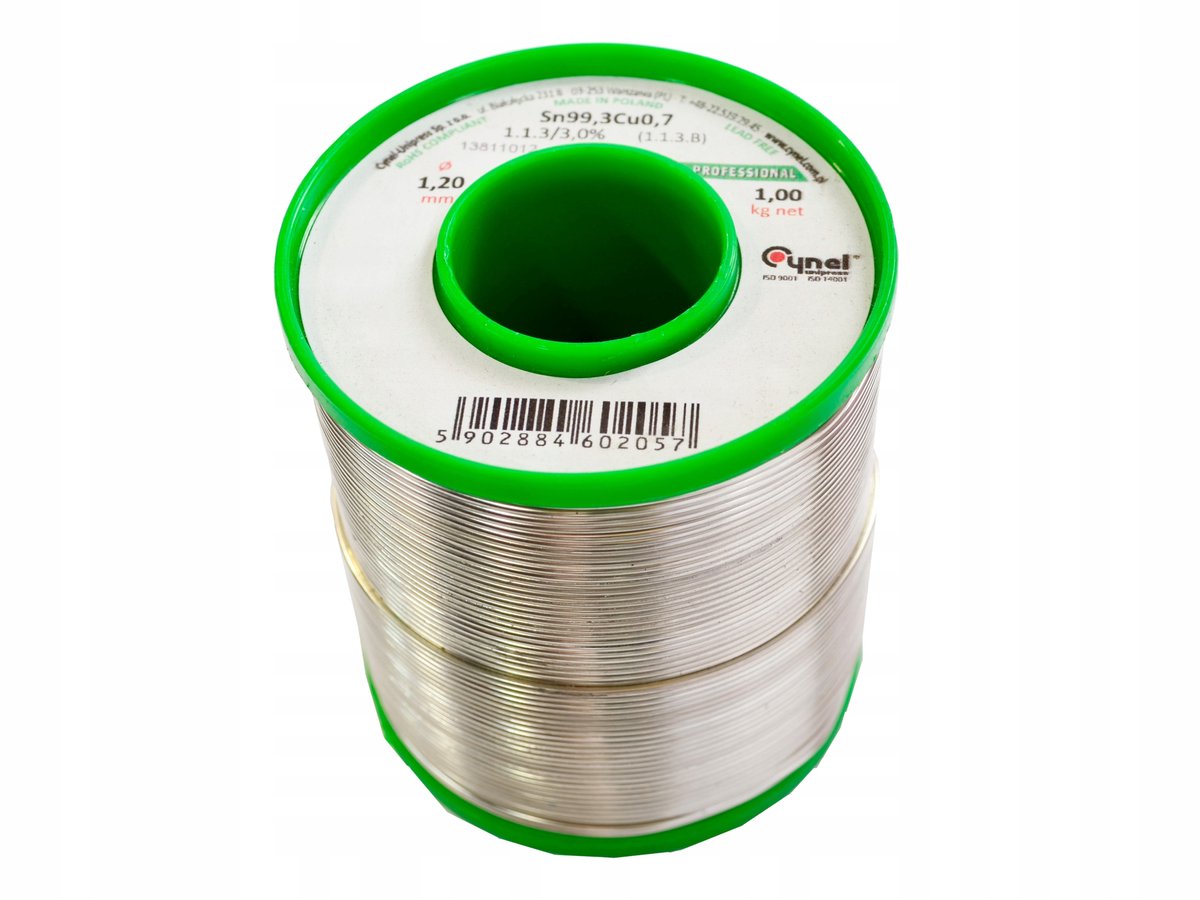 Loodvrij Soldeertin met Flux 1,20 mm 1000 g