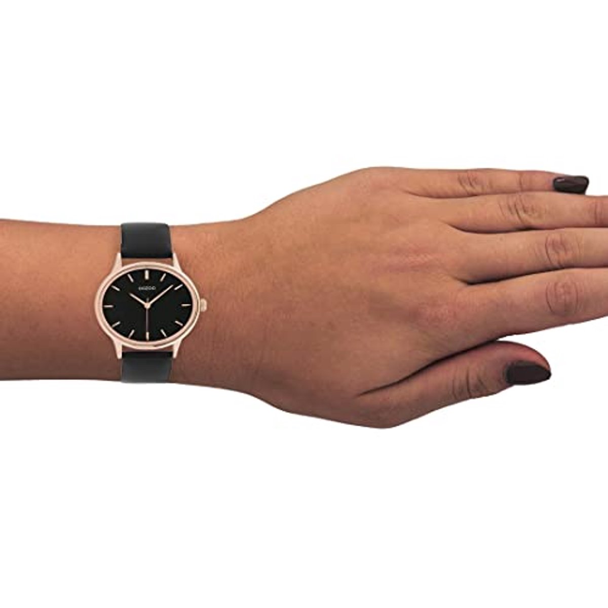 Dameshorloge met Leren Armband - Elegant Analoog Polshorloge