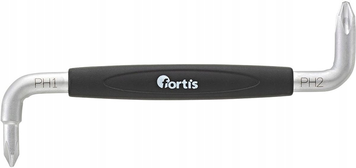 Fortis Hoekschroevendraaier PH1 + PH2 - Dubbelzijdig