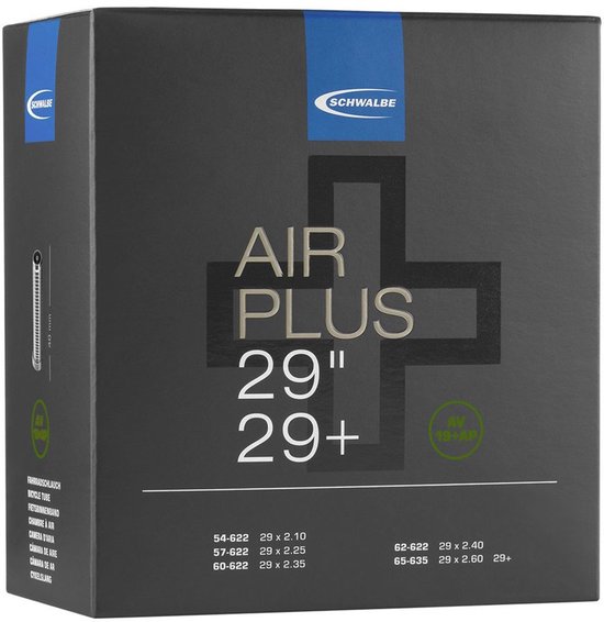 Binnenband Schwalbe AV19AP Air Plus 28/29 / 40/62-622 - 40mm ventiel van Schwalbe — afbeelding 3