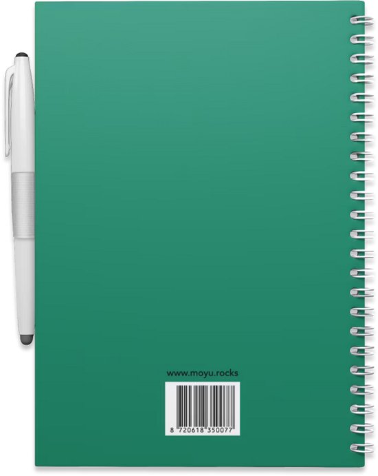 MOYU - Carnet Vert Forêt - Carnet Effaçable A5 Premium