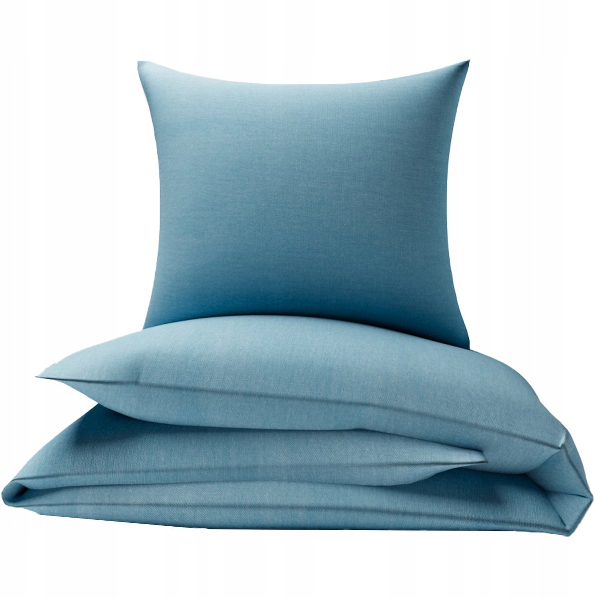 Image of 100% Katoenen Dekbedovertrek 140x160 Jeans met Kussensloop 70x80