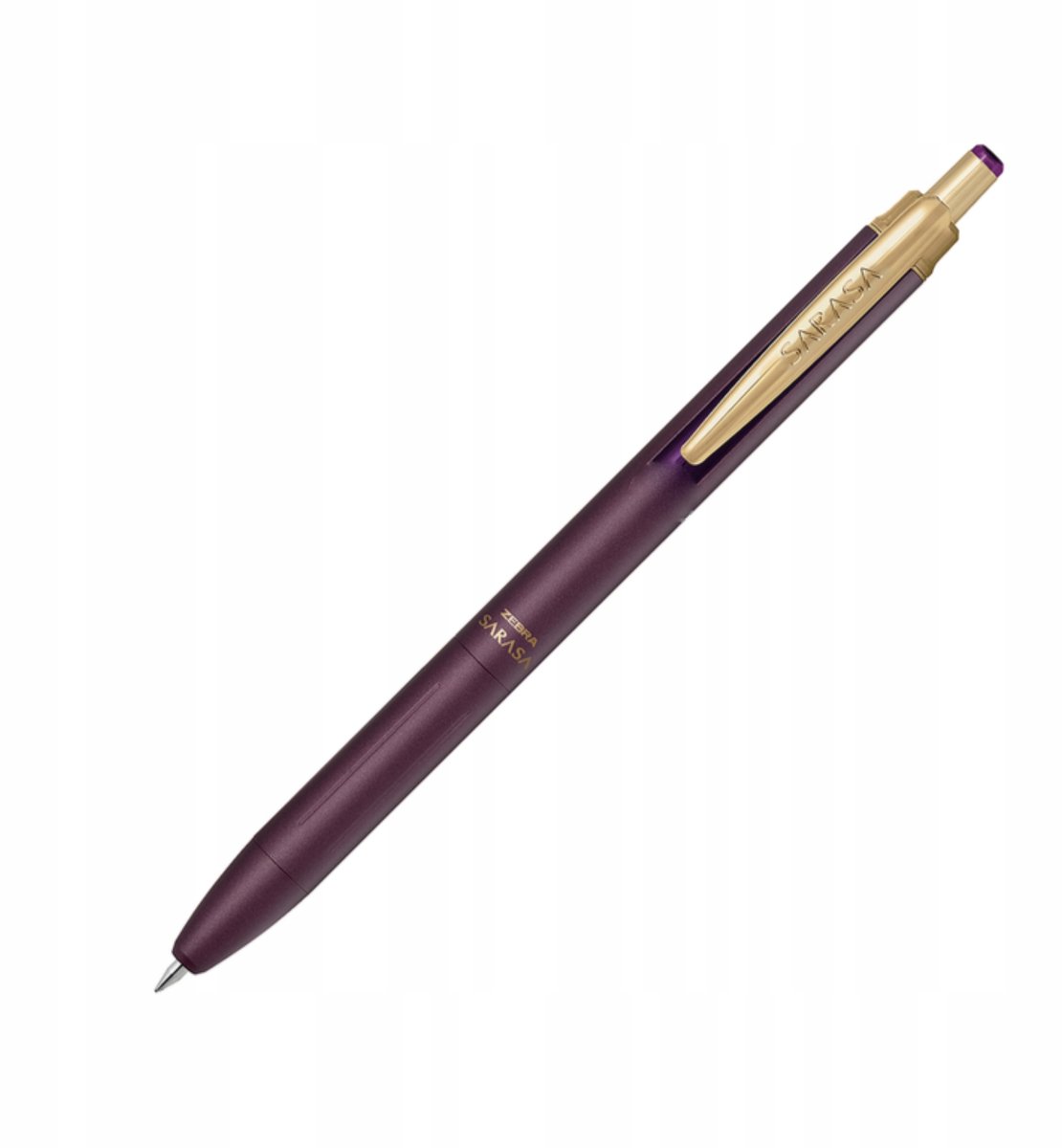 Zebra Sarasa Grand Gelpen - Paars, elegant metaal, 0,5 mm