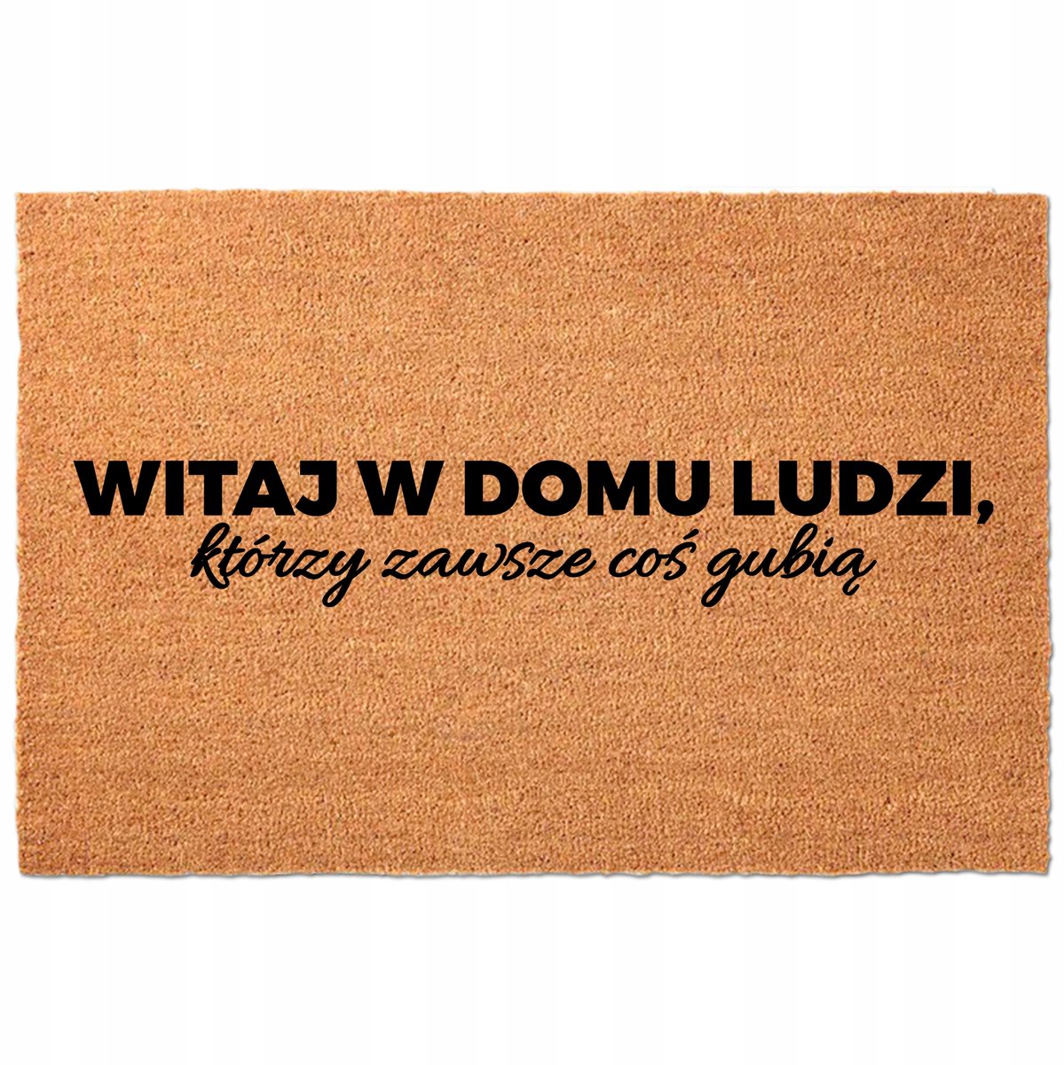 Kokosmat Deurmat 40x60cm - Altijd iemand die iets kwijt is