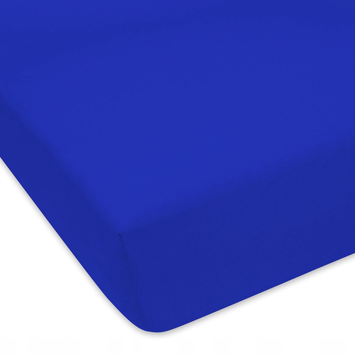 Jersey Hoeslaken met Elastiek 50x70 cm - Kobaltblauw