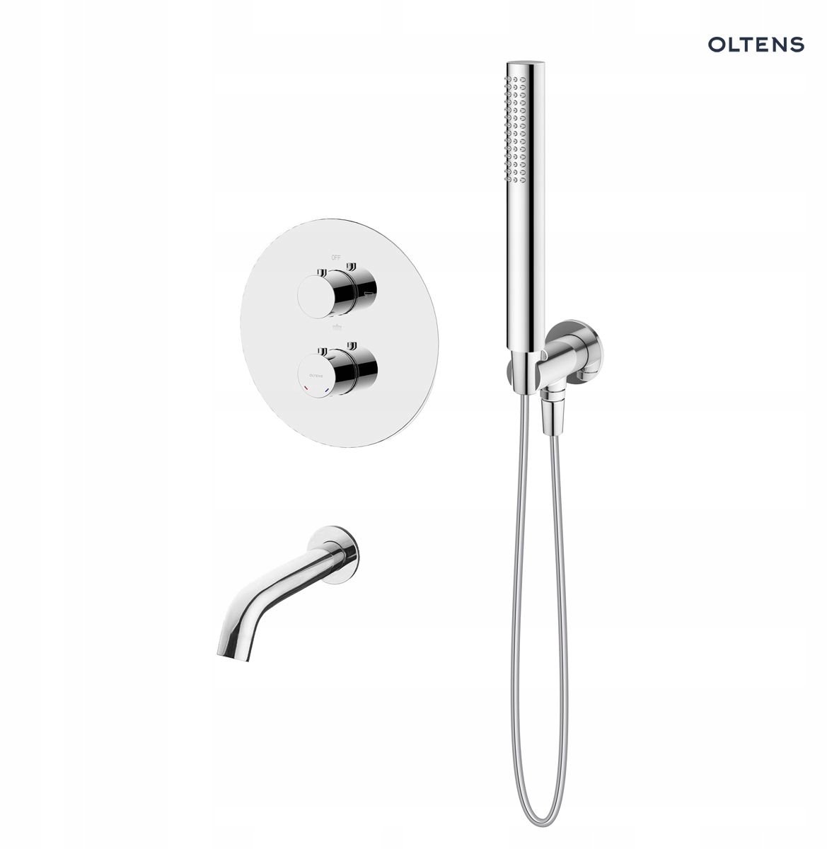 OLTENS Katla Thermostatische Inbouw Bad-Doucheset Chroom