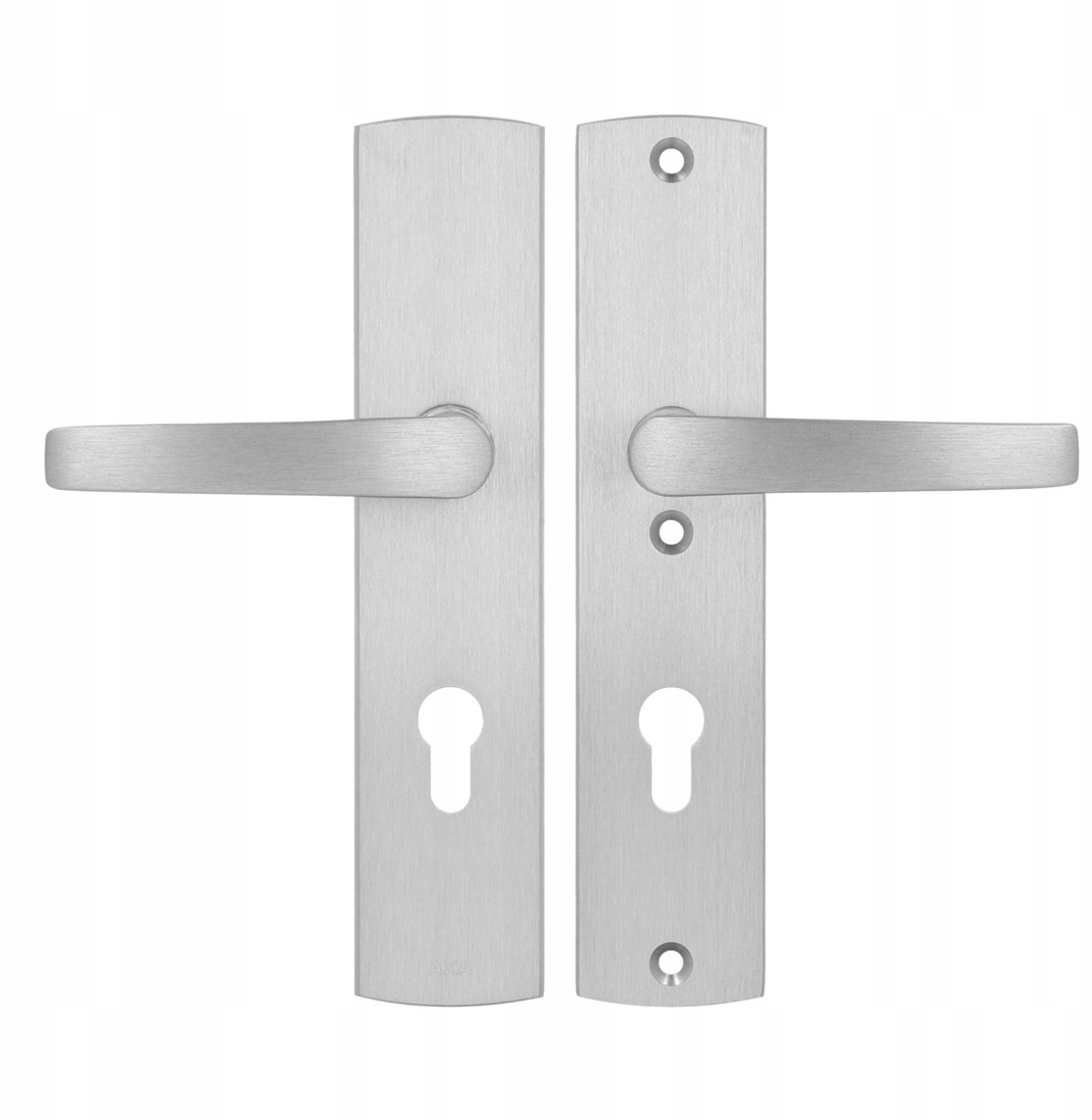 AXA Diva Deurklink F6 INOX Geborsteld - Harde afstand 72mm