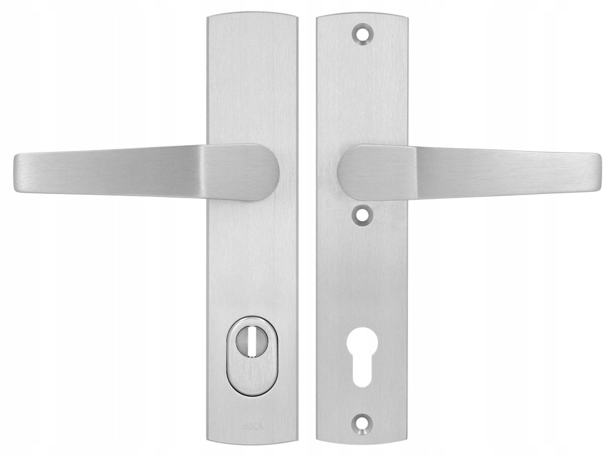Anti-diefstal Buitendeurkruk Arrow Flex RVS 92mm AXA