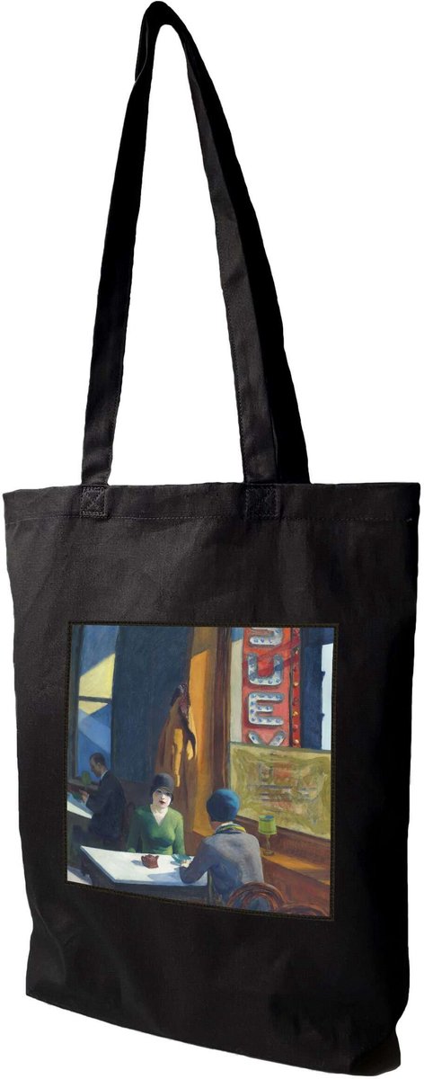 Shopper Tas Edward Hopper Print - Ruim & Stijlvol
