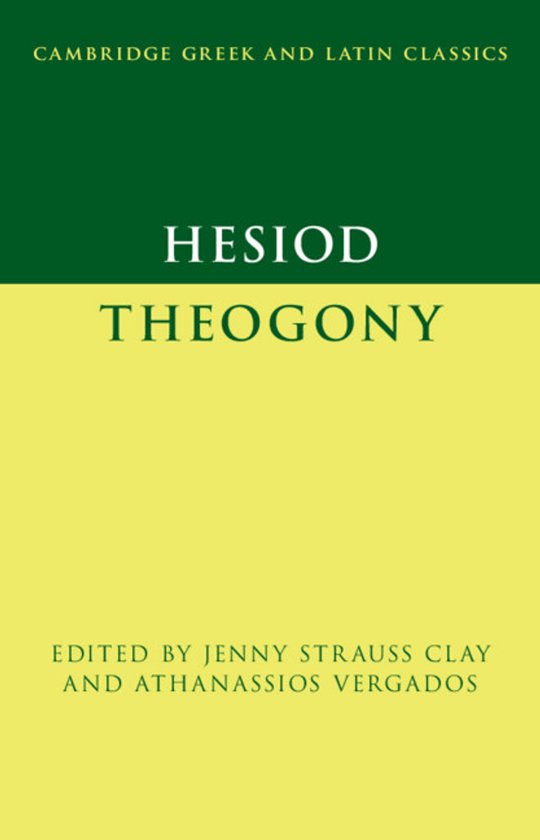 Cambridge Greek and Latin Classics- Hesiod: Theogony - cover