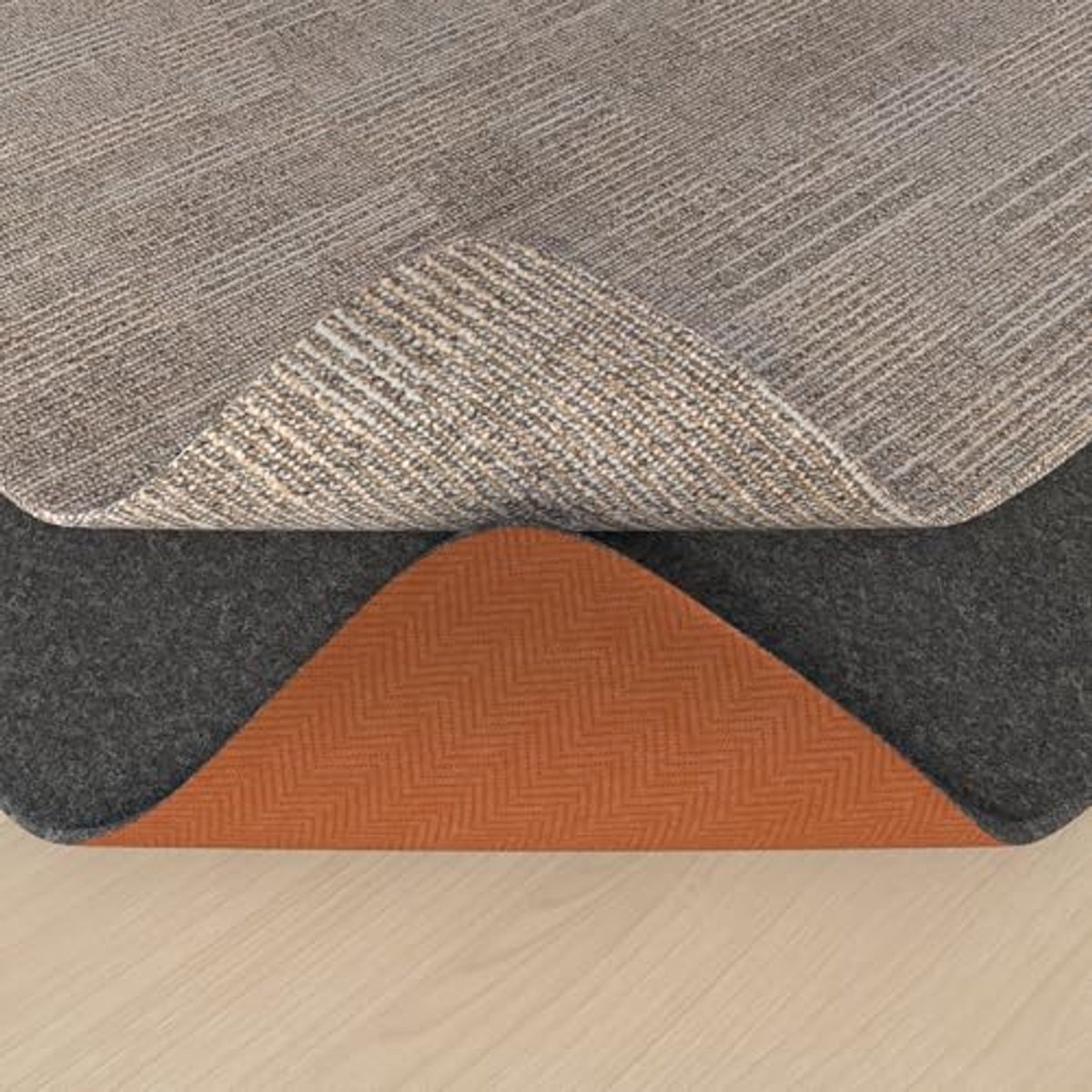 Antislip tapijtonderlegger 120x180cm - Vilt met rubberen achterkant, ideaal voor hardhoute
