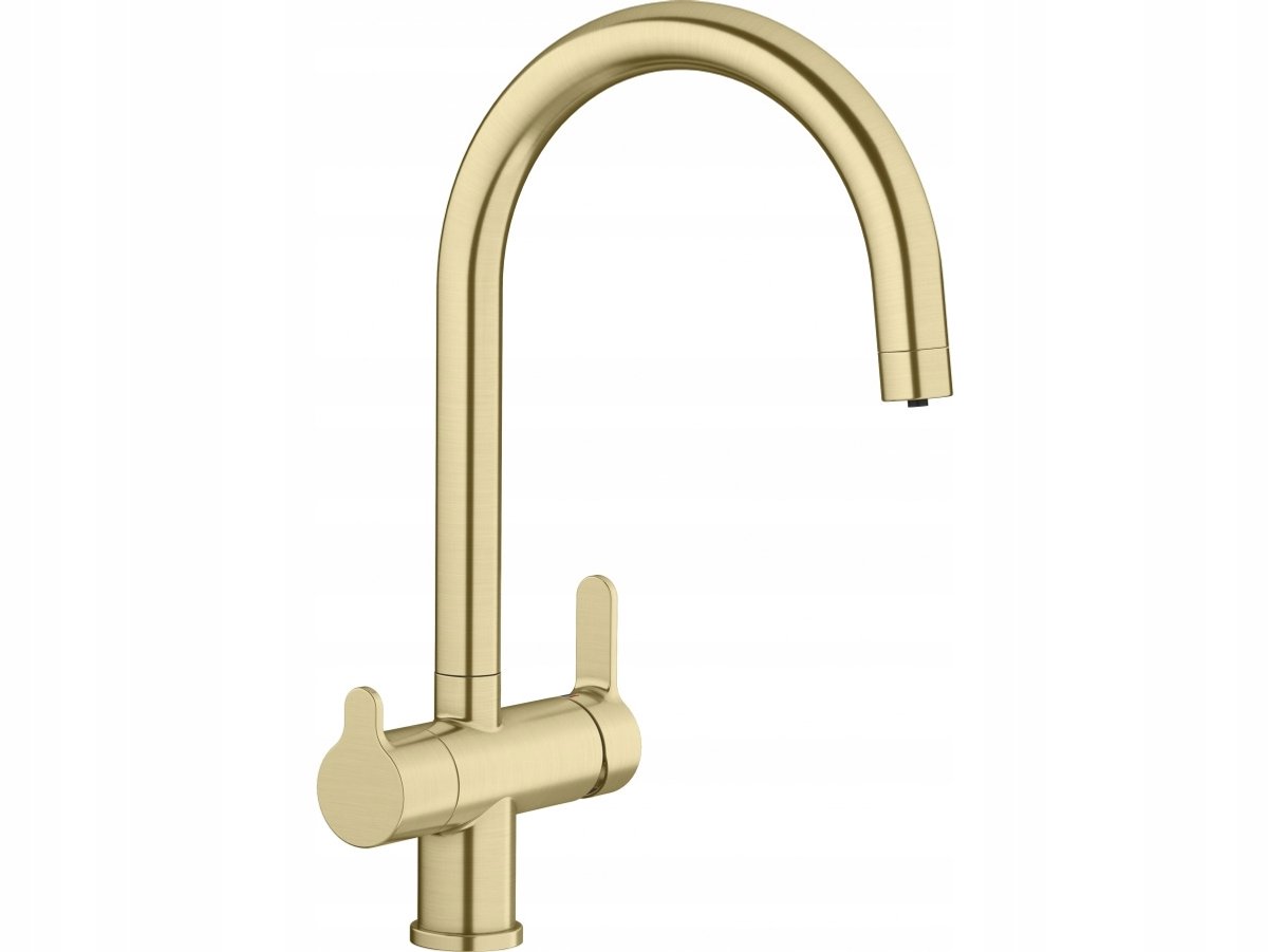 BLANCO TRIMA Keukenmengkraan Satin GOLD - 360° Draaibaar