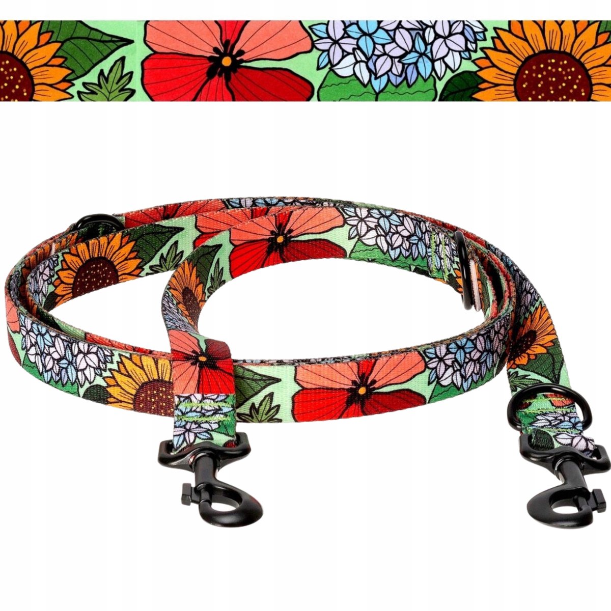 Verstelbare Hondenlijn 240cm, 25mm Breed, voor Grote Honden