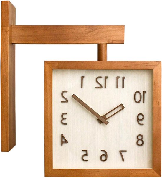 Wandklok Woonkamer Muurklok Europese Vintage Hout Stille Wandklok Uitstekende Nauwkeurige Sweep Beweging Wandklok Voor Woonkamer Slaapkamer Kantoor Wandklokken Slaapkamer Keukenklok