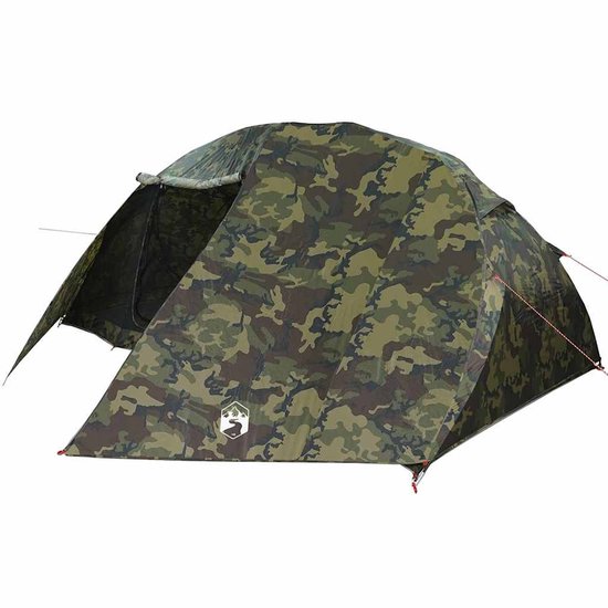 vidaXL - Vistent - met - dak - Camouflage - 514 - x - 465 - x - 187 - cm - Polyester van Vidaxl — afbeelding 3