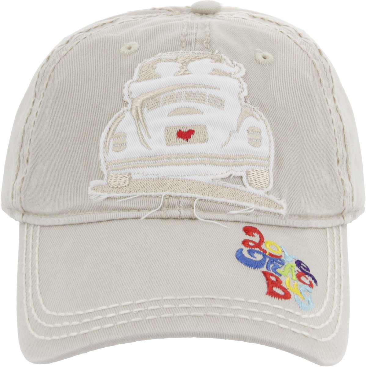 BRISA VW-Collection - Volkswagen retro/vintage baseballpet-militaire pet-cappy snapback met kevermotief, VW-fan-souvenir/cadeau-idee