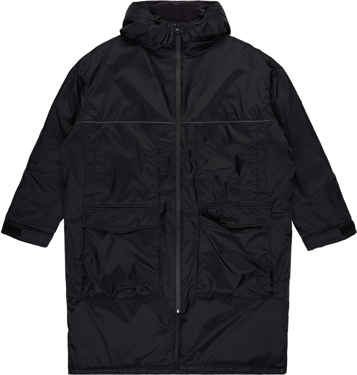 Quiksilver Full Rig Poncho Bomberjack M Man Zwart