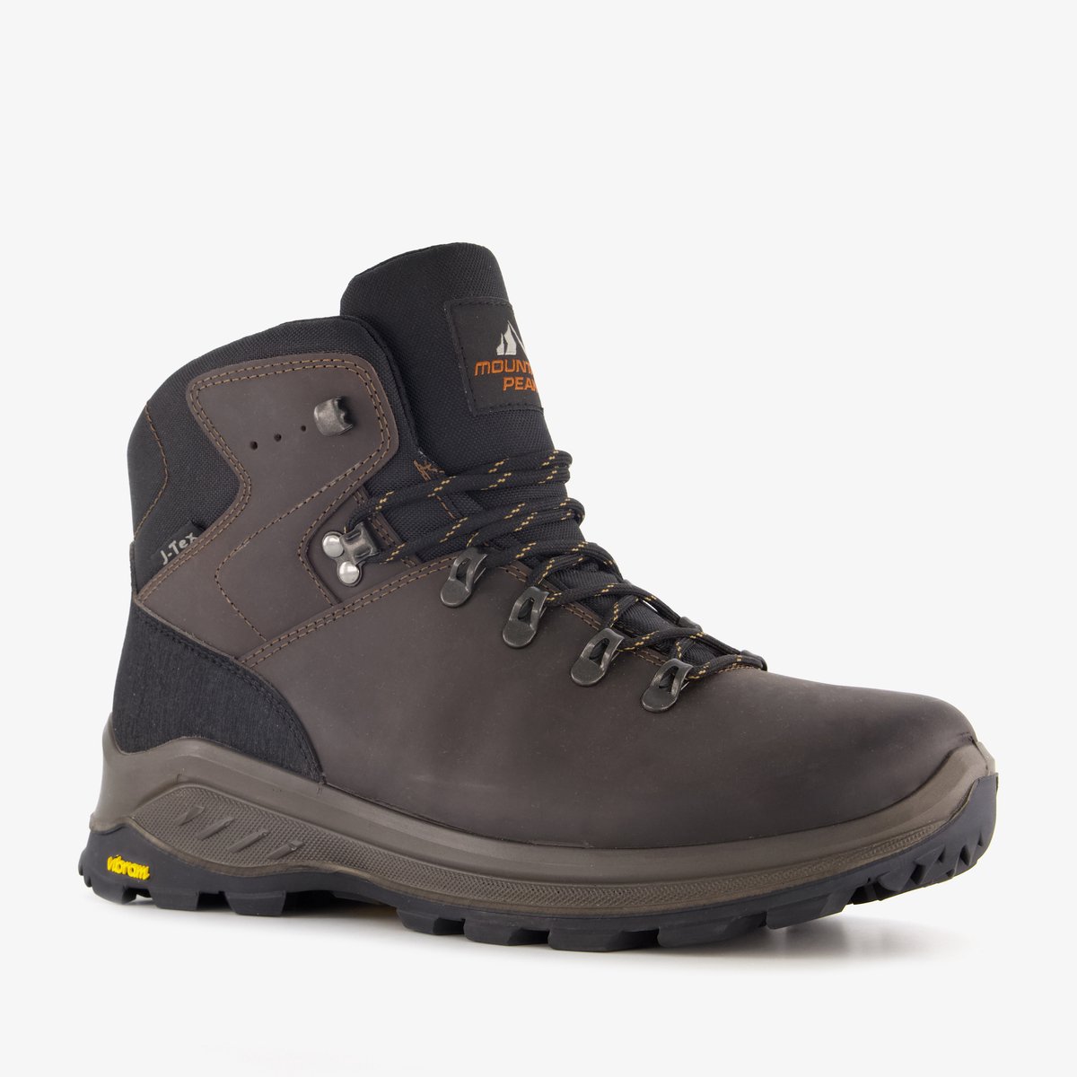 Mountain Peak hoge heren cat. B wandelschoenen vibram zool – Uitneembare zool Bruin