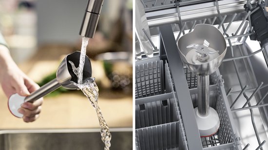 Staafmixer - BOSCH - MSM4W410 ErgoMaster - 800W motor - 4 QuattroBlade-messen - Snelheidshendel + turbo van Bosch — afbeelding 5