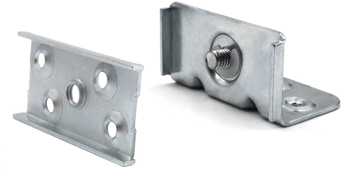 Bedverbinders 65mm - Set van 4 - Meubelbeslag voor Lattenbodem