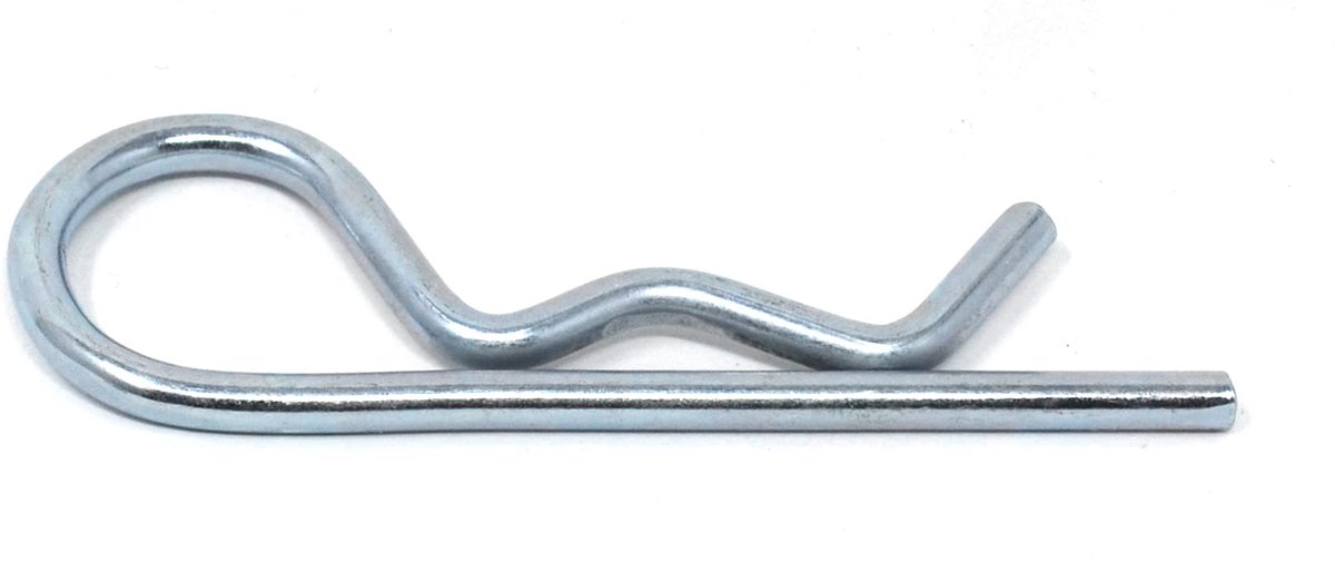 4x Veerstekker 5 mm x 85 mm - Eenvoudige Veersplint - Galvanisch Verzinkt