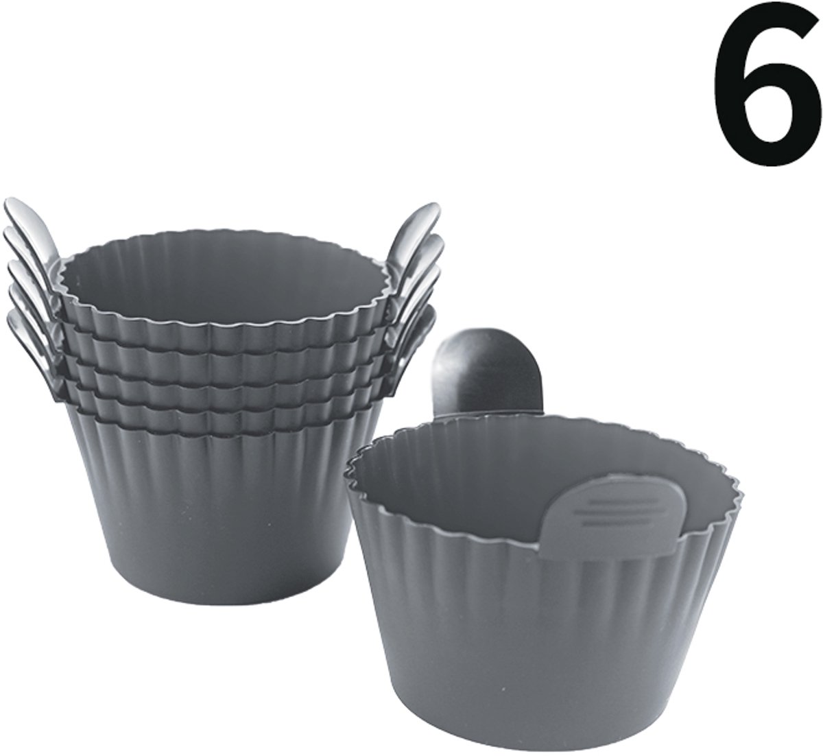 Siliconen Airfryer Siliconen Cupcake Bakvorm Ramekin voor Airfryer Oven Airfryer Siliconen Mandje