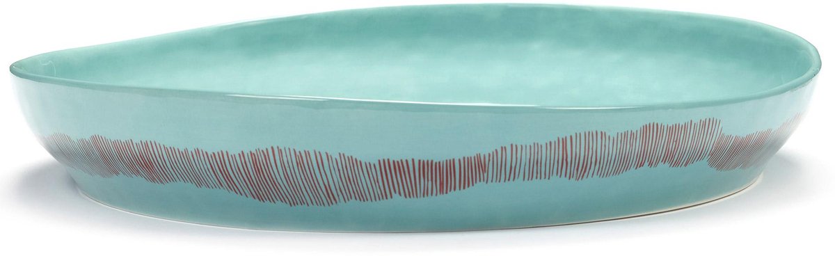 Serax - Ottolenghi Feast - Serveerkom M - Azurblauw/Rood - 36 Ø