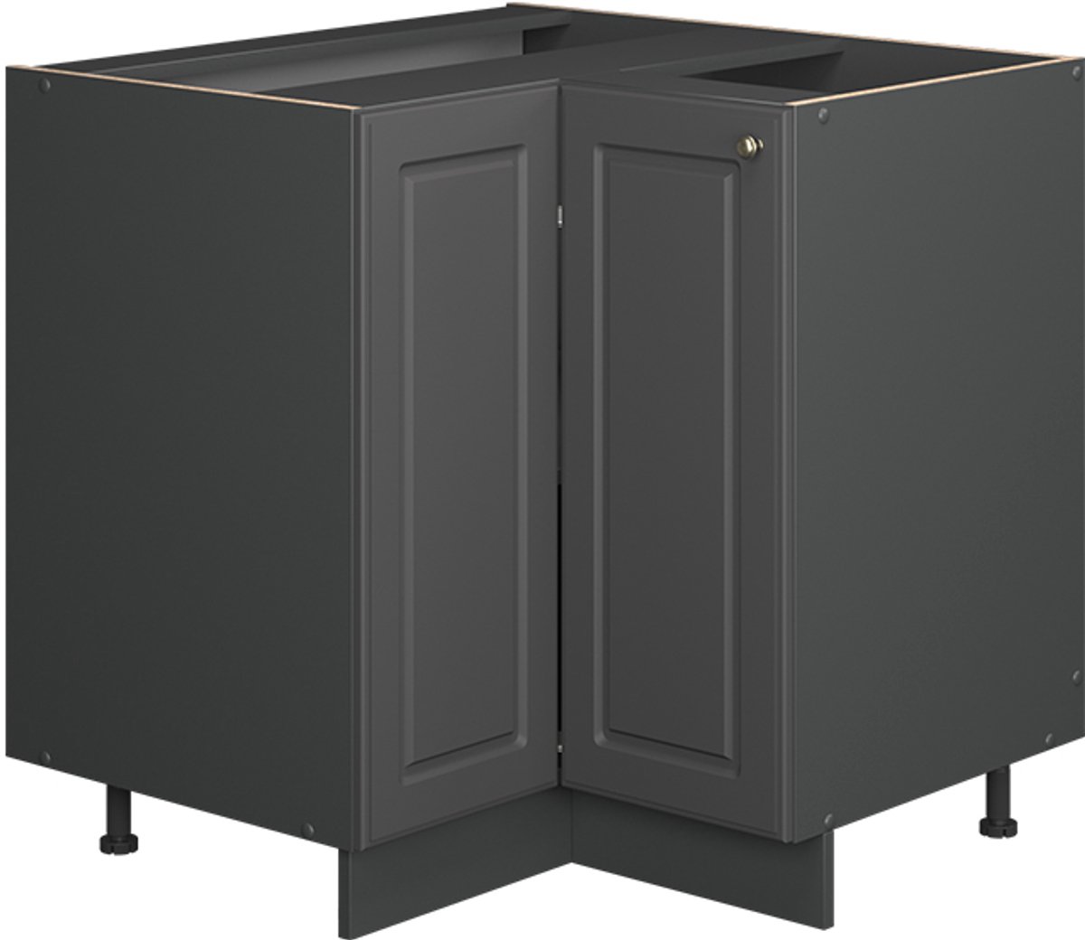 Vicco Fame-Line Hoekkast – 80.5 cm, WB Eik Anthrazit-Gold Landhaus Anthrazit-Gold landelijk/Antraciet