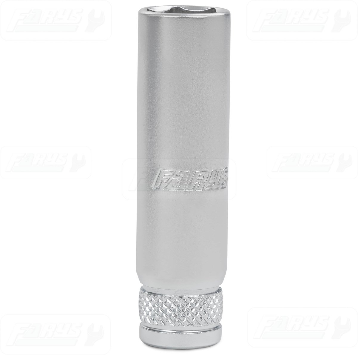 Farys Pro lange zeskantdop 1/4" 8 mm chroom-vanadiumstaal