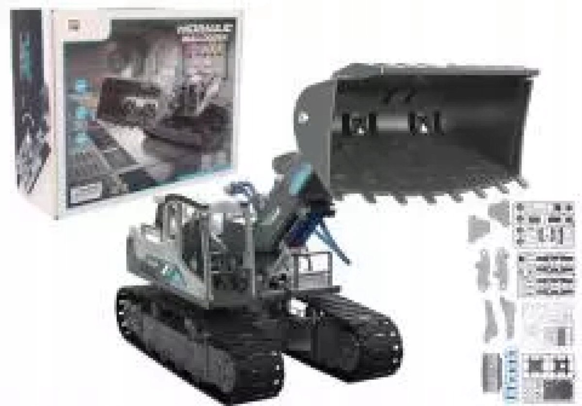 Hydraulische Bulldozer Bouwpakket - Leerzaam Speelgoed