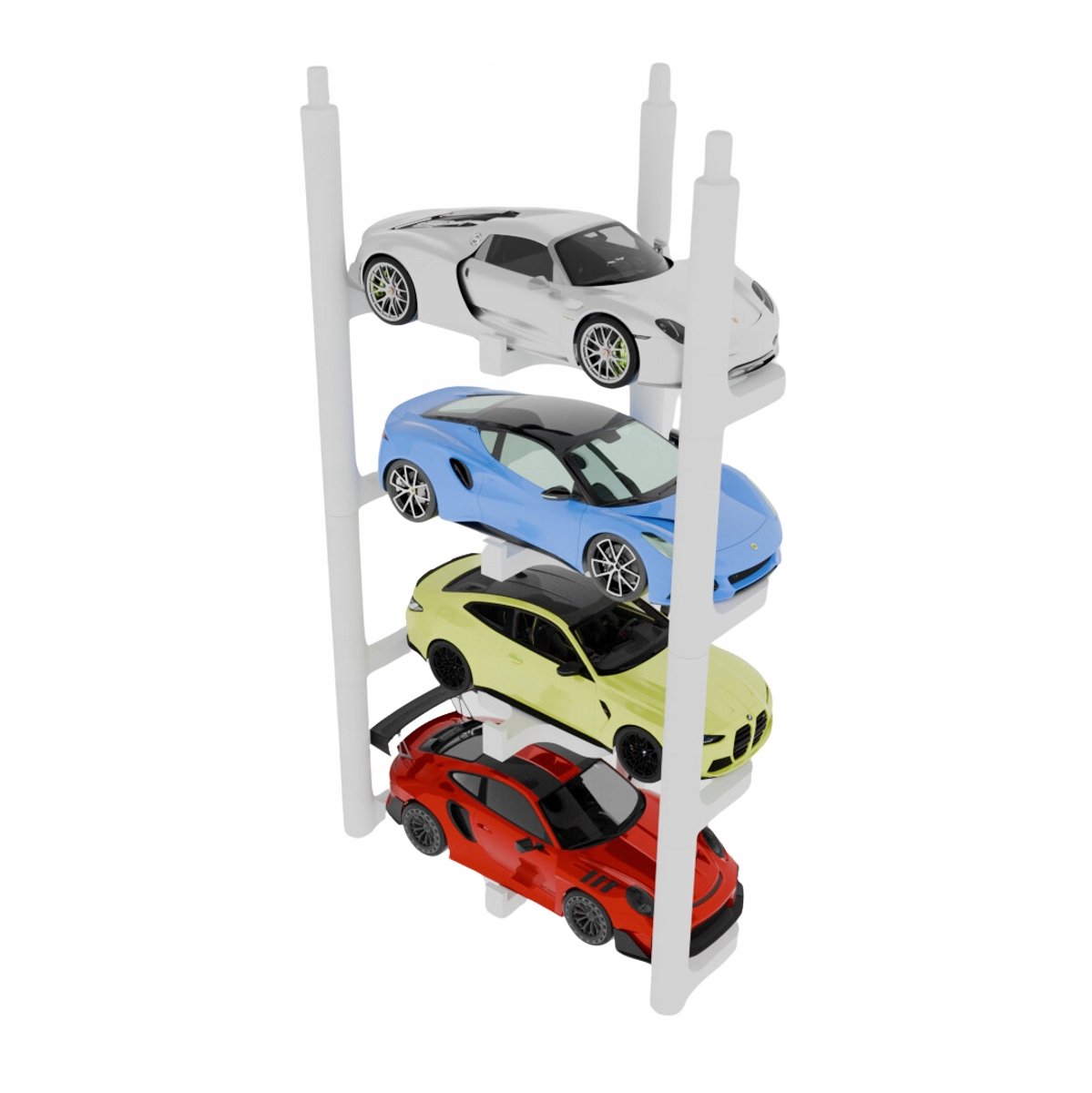 Displayrek voor Speelgoedauto's - Organizer en Vitrine voor Modellen