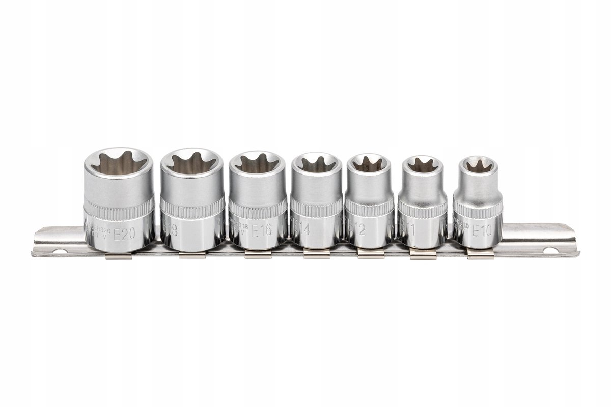 Jonnesway E-Torx Dopslleutel Set 3/8'' 7 Delen