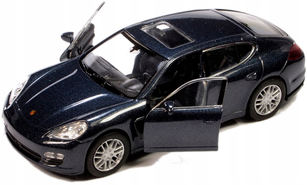 Welly Porsche Panamera S Modelauto Metaal - 1:34-1:39, Blauw