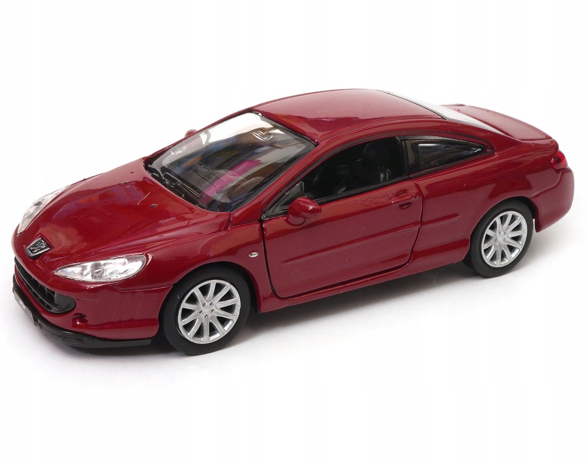 Peugeot 407 Cup modelauto 1:34 welly - Rood