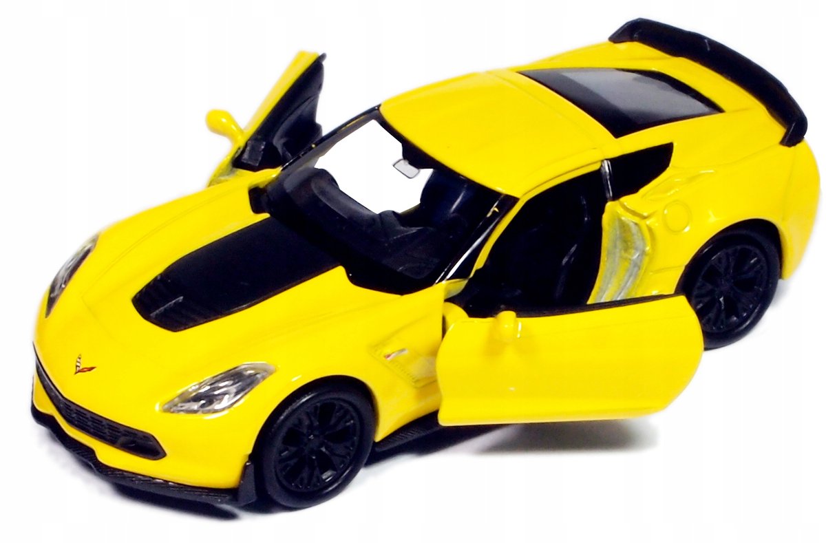 Welly Chevrolet Corvette Z06 2017 - Metalen Modelauto met Openende Deuren
