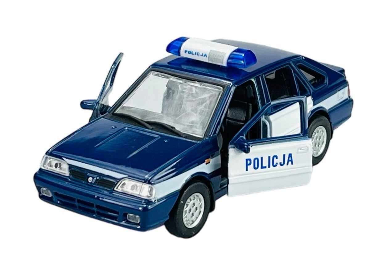 Welly Polonez Caro Plus Metaal Model Auto 1:34 - Blauw