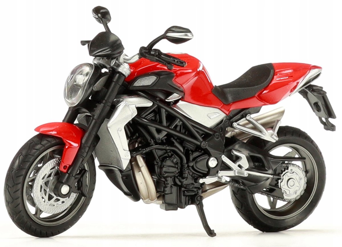 Welly Motor MV Agusta Brutale 990R schaal 1:18 - Rood